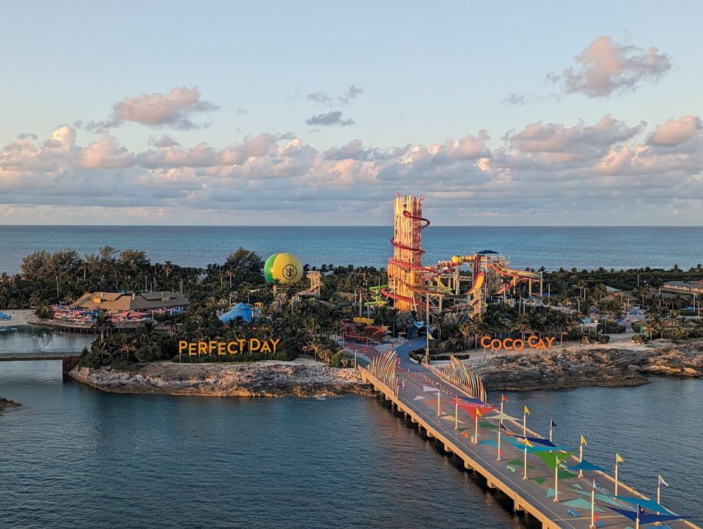 Cococay view from the ship